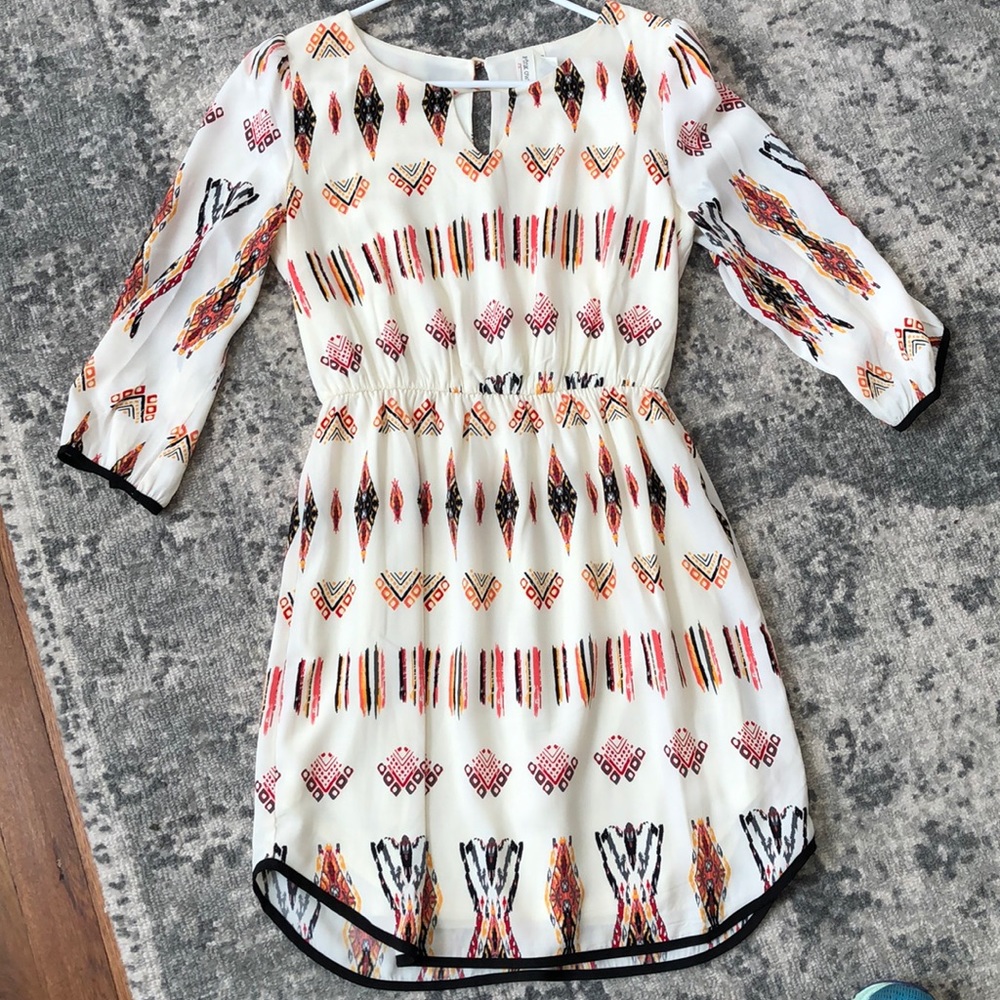 Aztec print dress